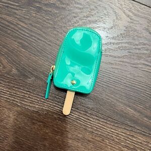 Kate Spade Turquoise Vibrant Popsicle Coin Purse Rare Hard to Find